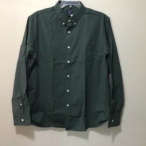 NWT Men’s J. Crew Hunter Green Button Down Shirt